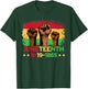 Juneteenth African American Freedom 1865 Black Pride Melanin T-Shirt - T-Shirt | Forest