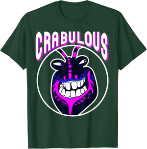 Disney Moana Tamatoa Crabulous Neon Face Circle Portrait Small T-Shirt - T-Shirt | Forest
