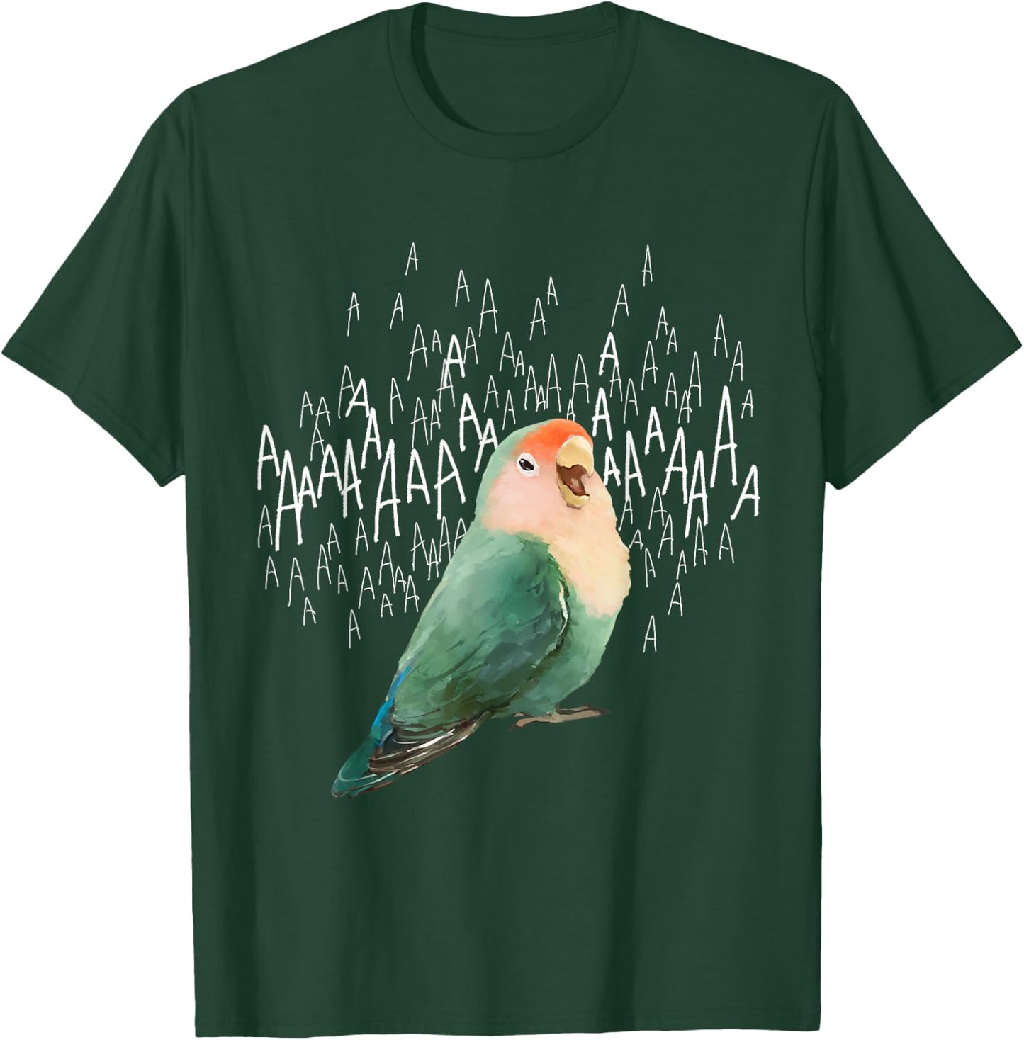 Screaming Lovebird (Dutch Blue) T-Shirt - T-Shirt | Forest