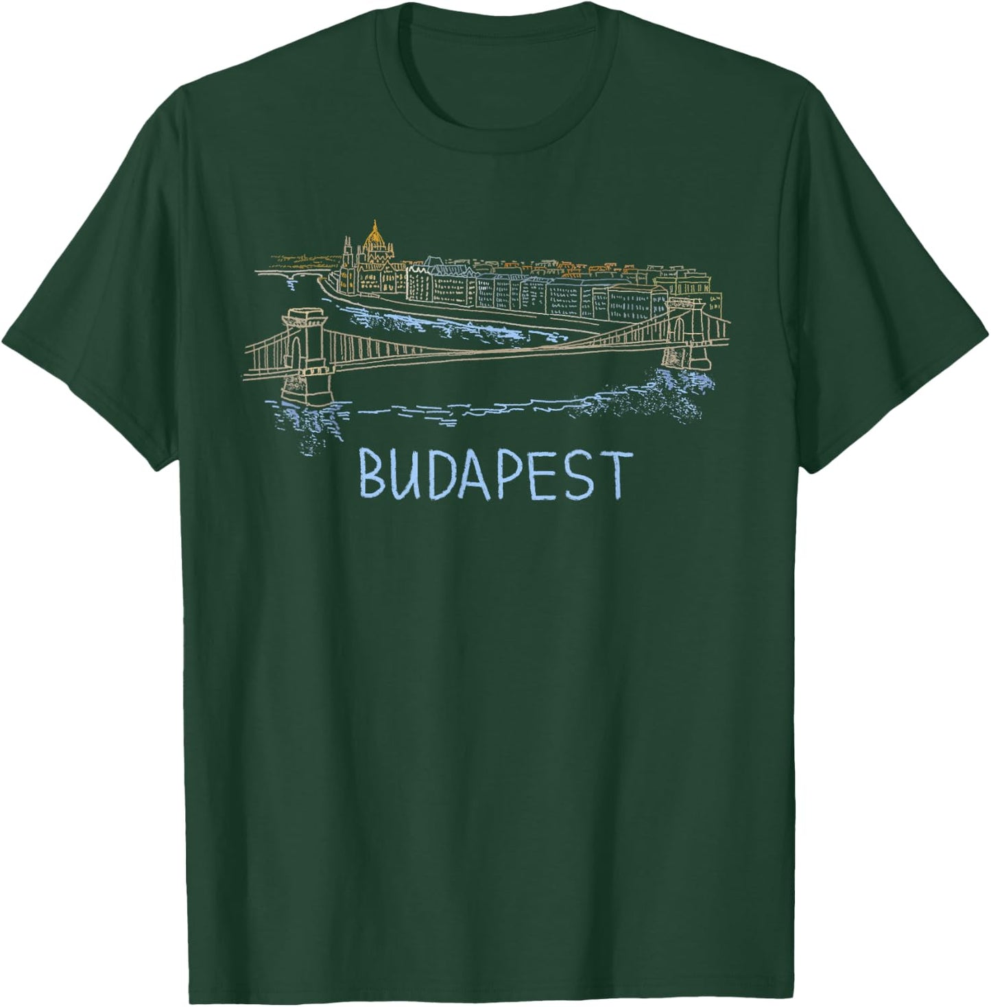 Budapest city Shirt T Shirt T-Shirt - T-Shirt | Forest