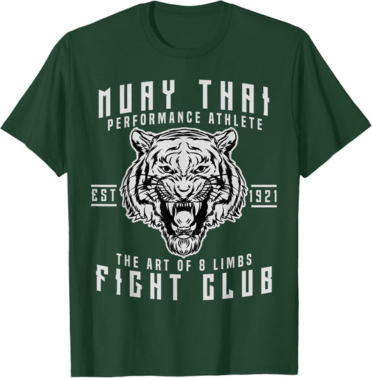 Muay Thai Thai Boxing Kickboxing Gift T-Shirt - T-Shirt | Forest