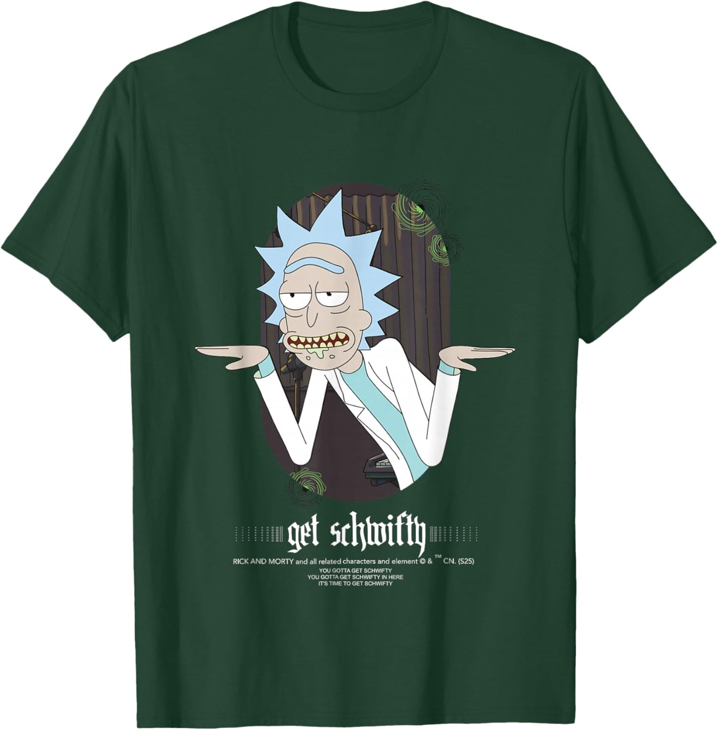 Rick and Morty Merch Get Schwifty Fun T-Shirt - T-Shirt | Forest
