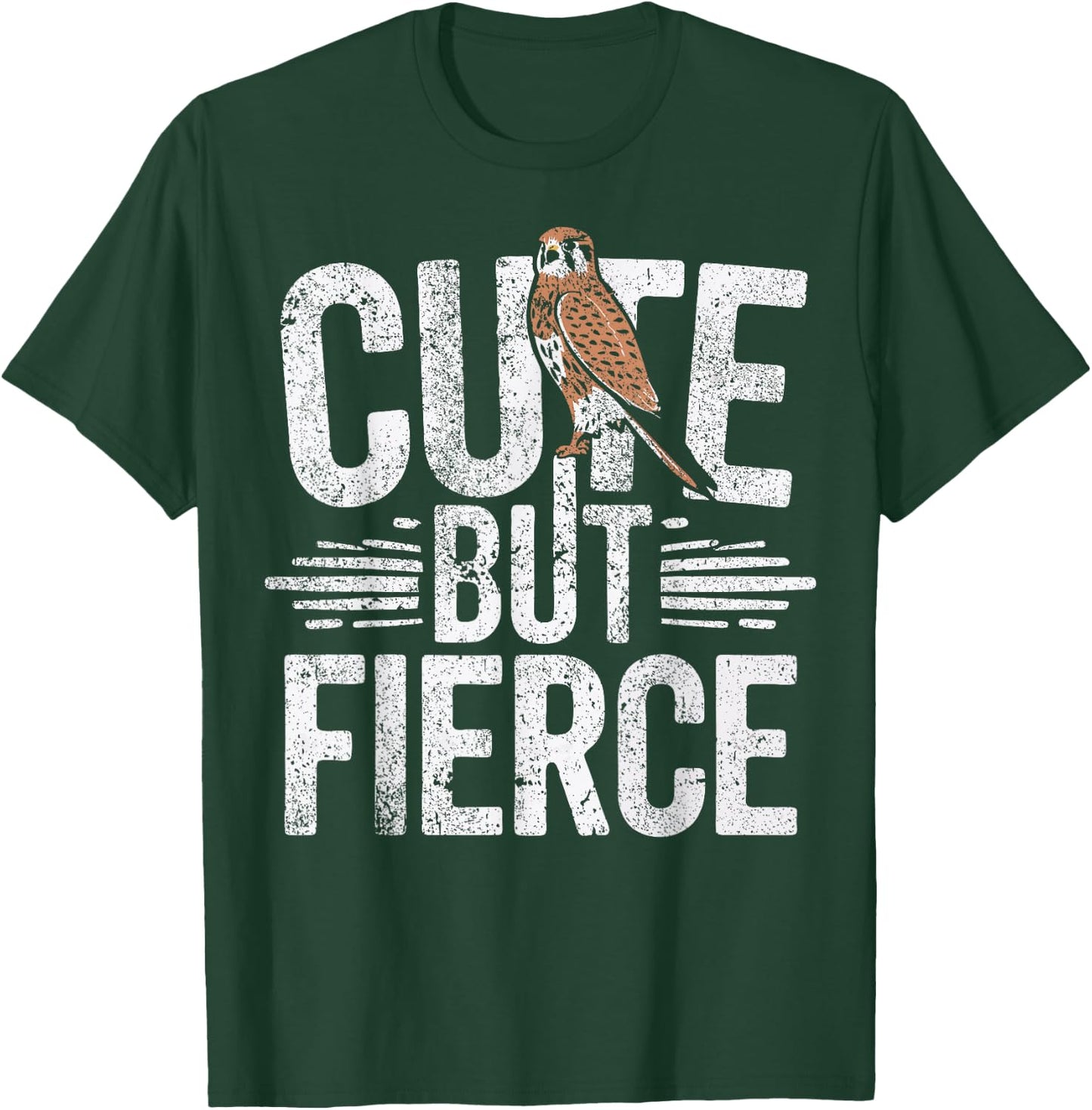 American Kestrel Cute But Fierce Kestrel T-Shirt - T-Shirt | Forest