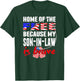 My Son-In-Law Is Brave Home Of The Free - Army Parent-In-Law T-Shirt - T-Shirt | Forest