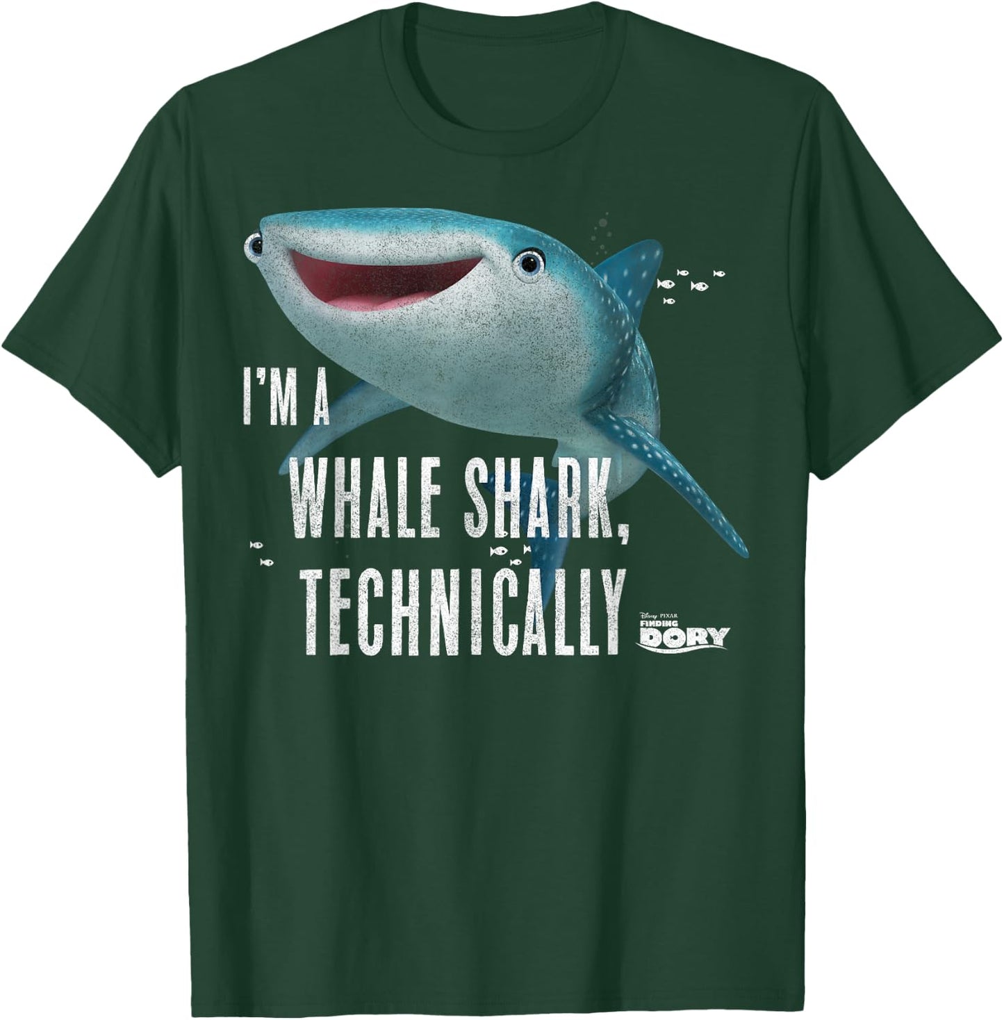Disney Pixar Finding Dory I'm A Whale Shark Technically T-Shirt - T-Shirt | Forest