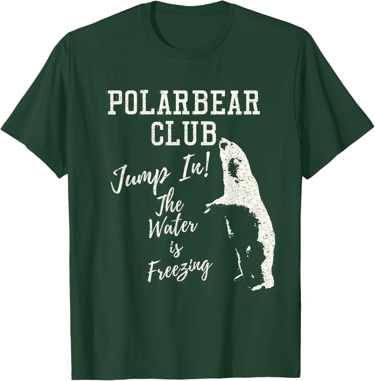 Polar Bear Club Freezing Water Vintage Distressed T shirt T-Shirt - T-Shirt | Forest