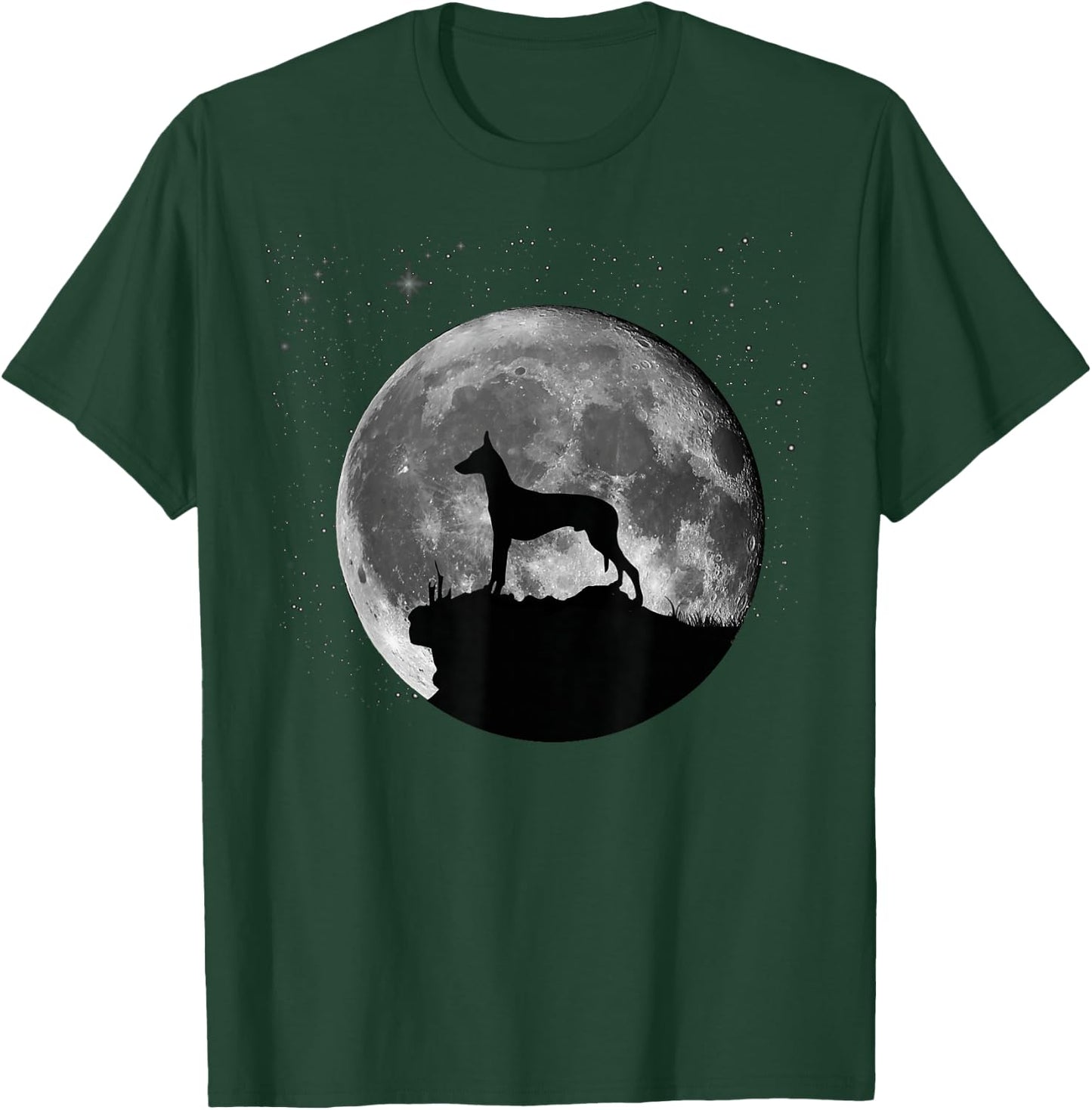 Pharaoh Hound Dog Moon T-Shirt - T-Shirt | Forest