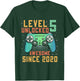 Kids Level 5 Unlocked 5th Birthday 5 Year Old Boy Gifts Gaming T-Shirt - T-Shirt | Forest