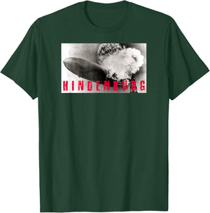 Hindenburg Disaster Explosion Burning Shirt T-Shirt - T-Shirt | Forest