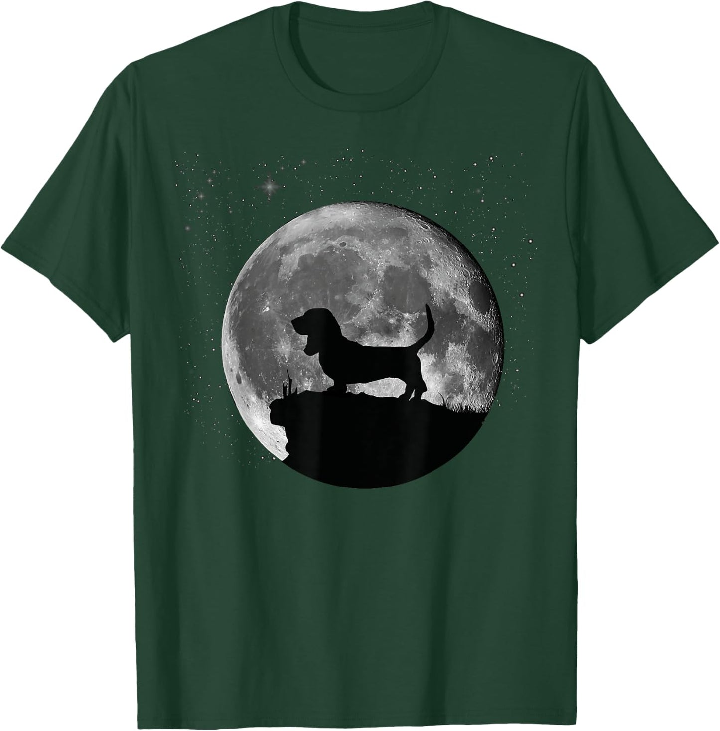 Basset Hound Dog Women Kids T-Shirt - T-Shirt | Forest