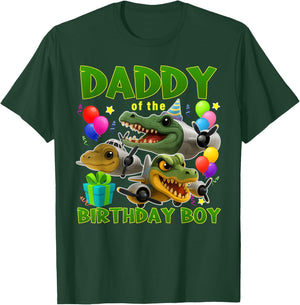 Daddy Of The Birthday Boy Bombardino Crocodilo Family T-Shirt - T-Shirt | Forest
