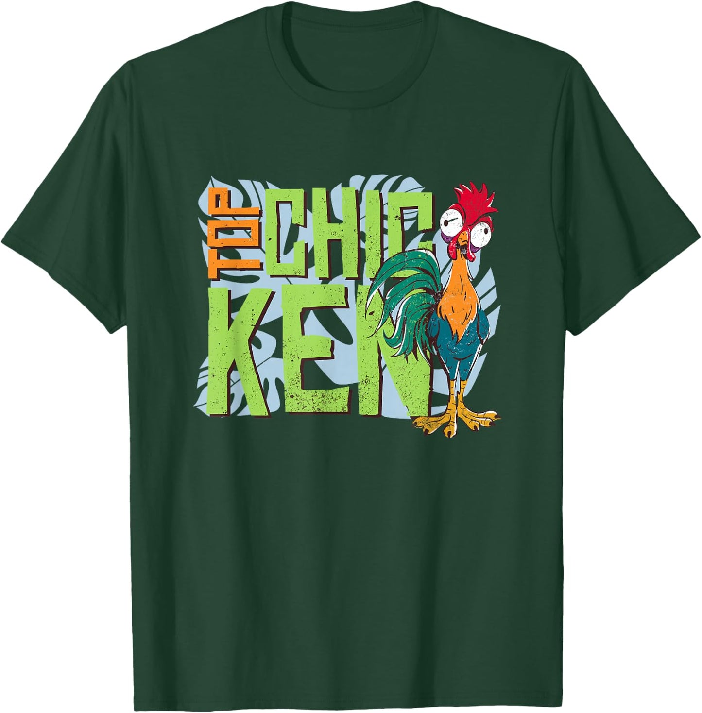 Disney Moana 2 Hei Hei Top Chicken Tropical Panel T-Shirt - T-Shirt | Forest
