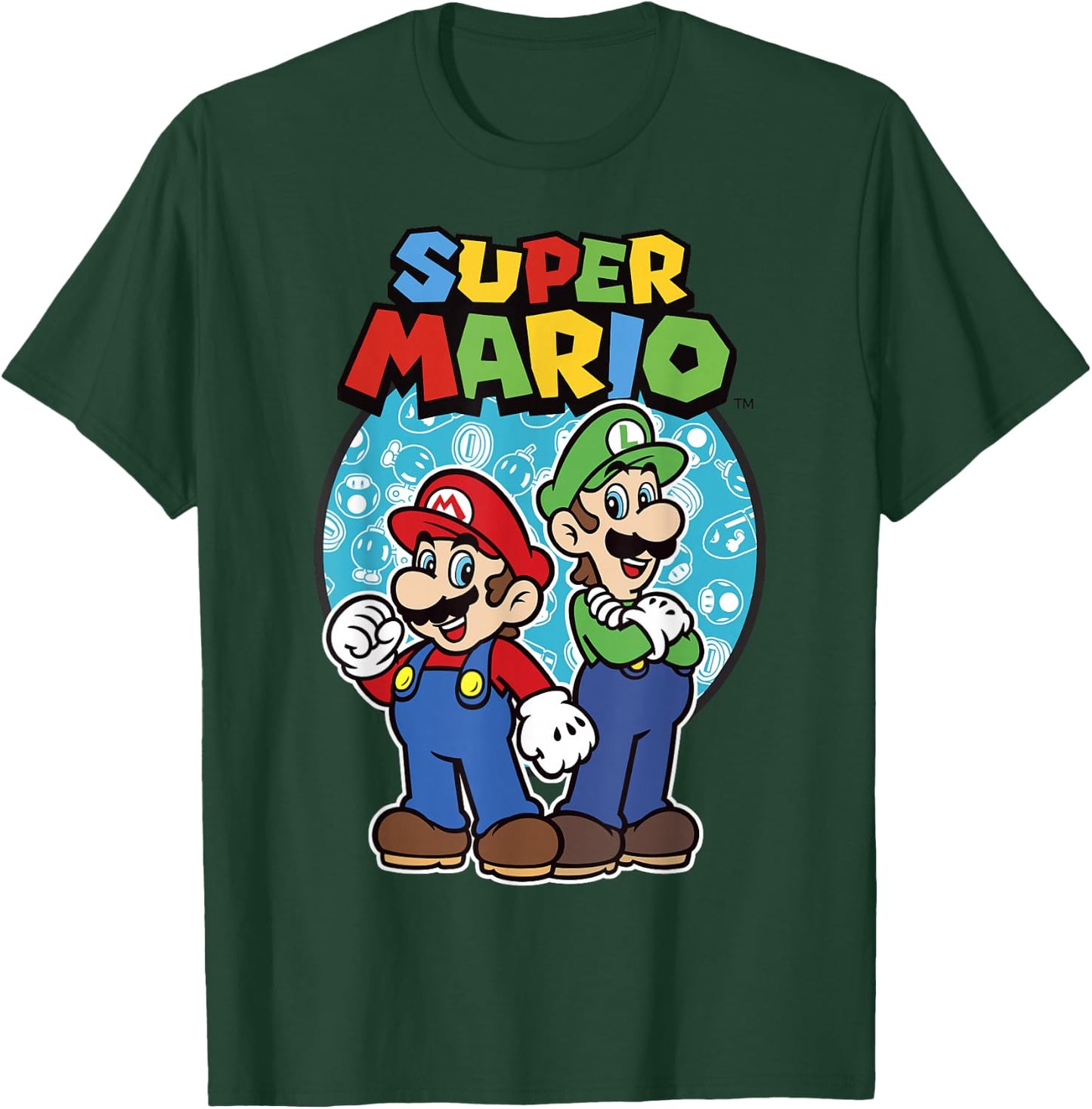 Nintendo Super Mario Luigi & Mario Brothers Ready To Play T-Shirt - T-Shirt | Forest