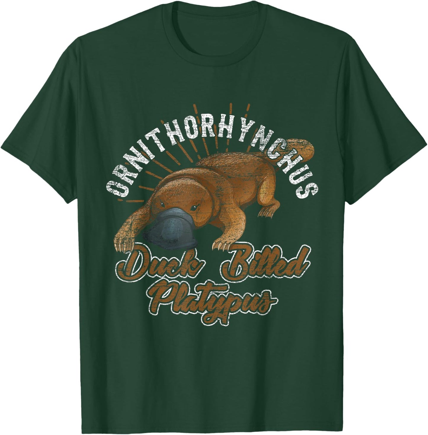 Australia Duck Outback Sea Lake Platypus T-Shirt - T-Shirt | Forest