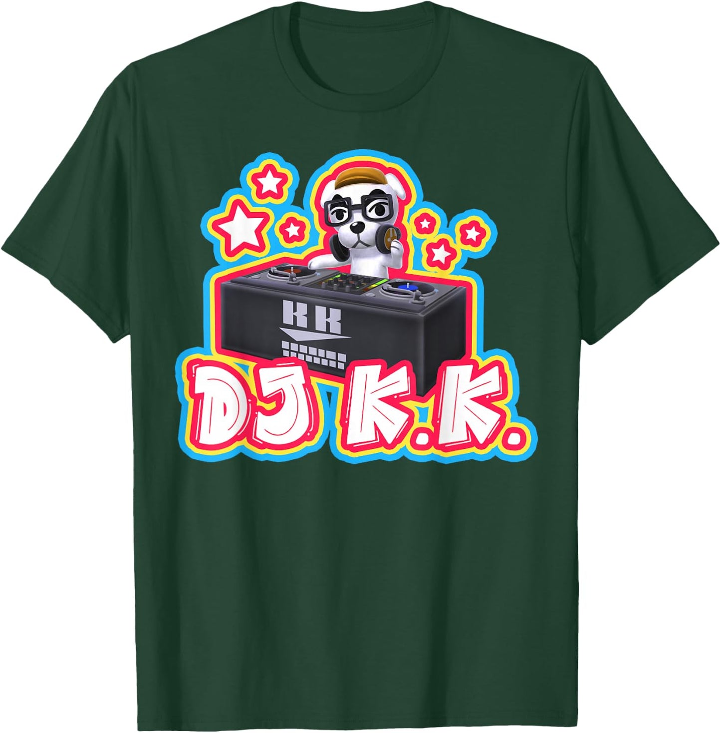 Animal Crossing DJ K.K. Portrait T-Shirt - T-Shirt | Forest