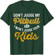 Shirt for Pitbull Parents and Dog Moms and Dads Women Girls Kids T-Shirt - T-Shirt | Forest