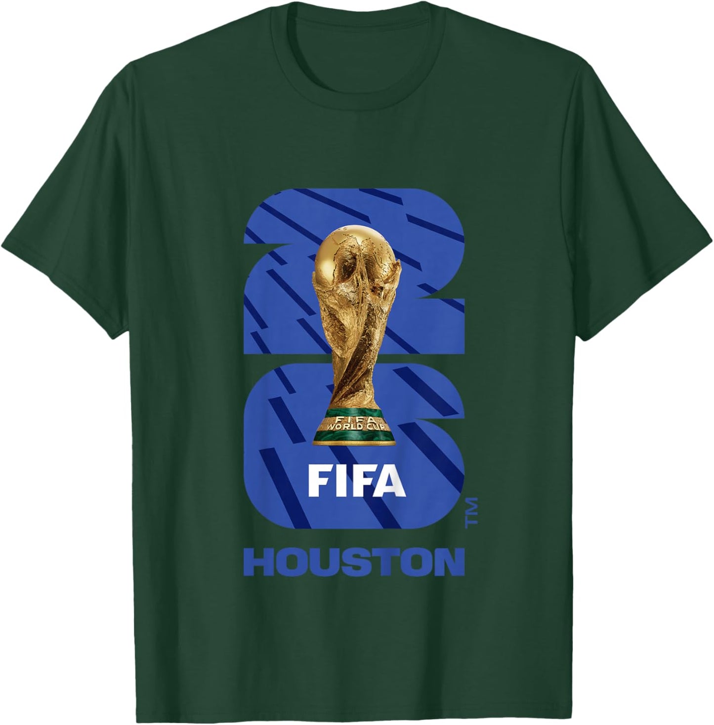 Kids FIFA World CUP26 Houston Trophy Color T-Shirt - T-Shirt | Forest