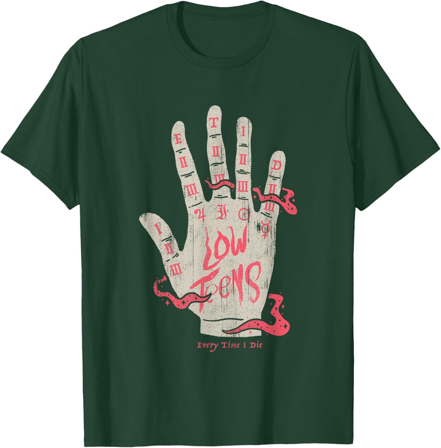 Every Time I Die - Palmreader - Official Merchandise T-Shirt - T-Shirt | Forest