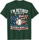 Retired My Job is to Watch Baseball Fan Design T-Shirt - T-Shirt | Forest