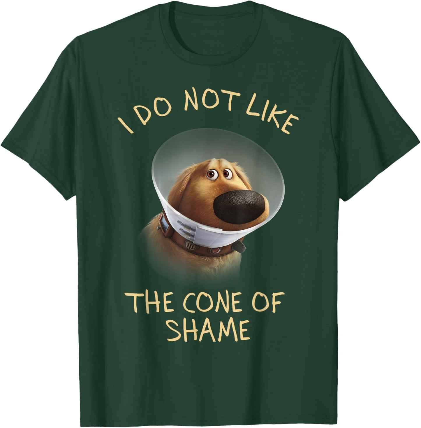 Disney Pixar Up Dug Cone Of Shame T-Shirt - T-Shirt | Forest