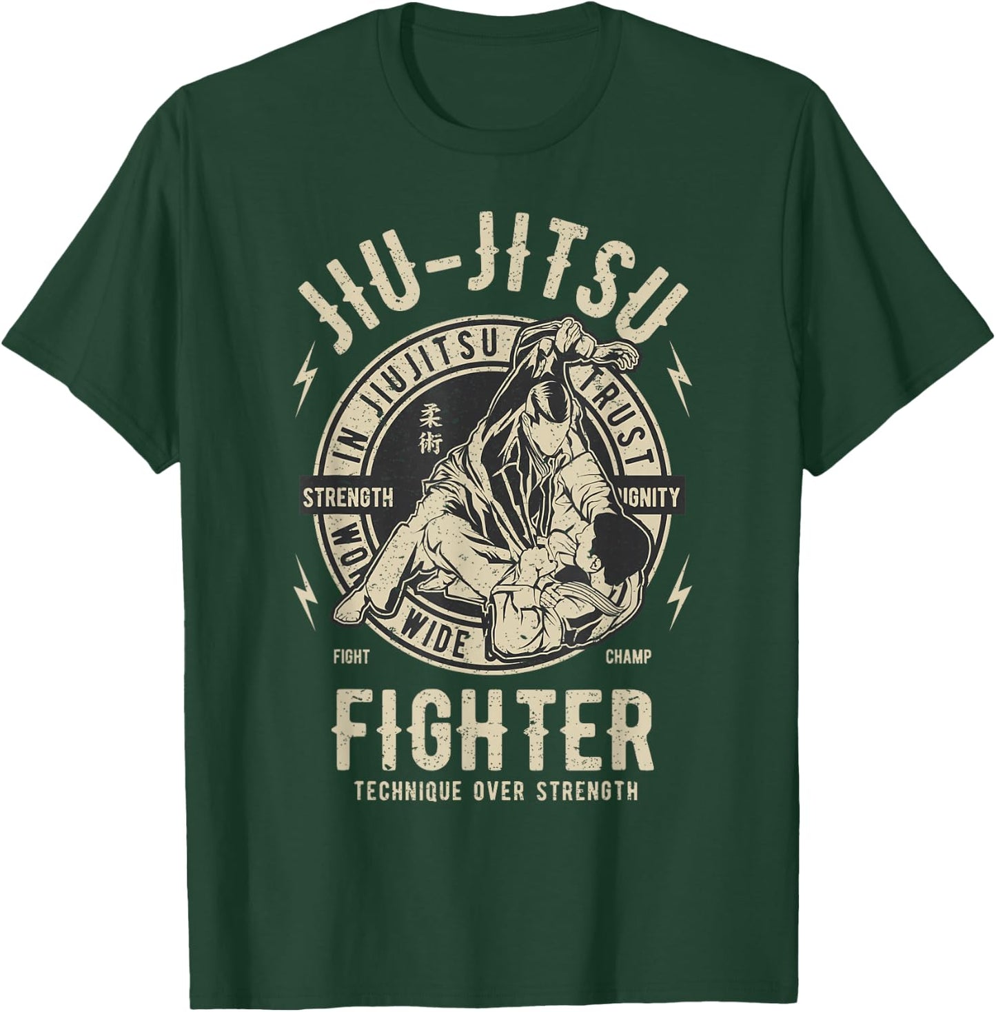 JIU Jitsu Shirt BJJ T Shirt Brazilian Jiu Jitsu T-Shirt - T-Shirt | Forest