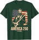 Funny Abraham Lincoln Playing Guitar Freedom Rock 250 T-Shirt - T-Shirt | Forest