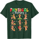 Gingerbread Physical Therapy PT Physical Therapist Christmas T-Shirt - T-Shirt | Forest
