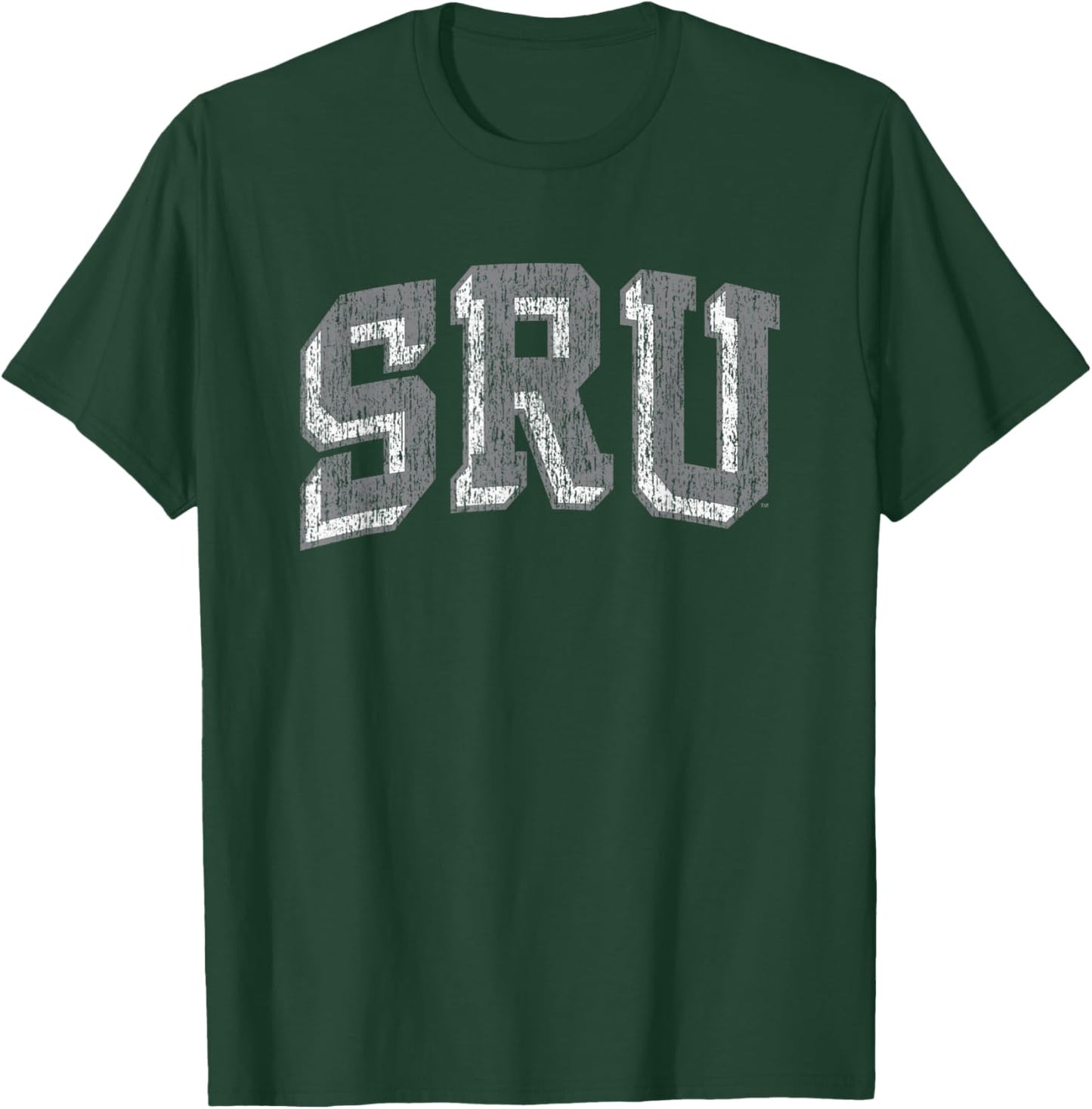 Slippery Rock The Rock Vintage Block Green Official Licensed T-Shirt - T-Shirt | Forest