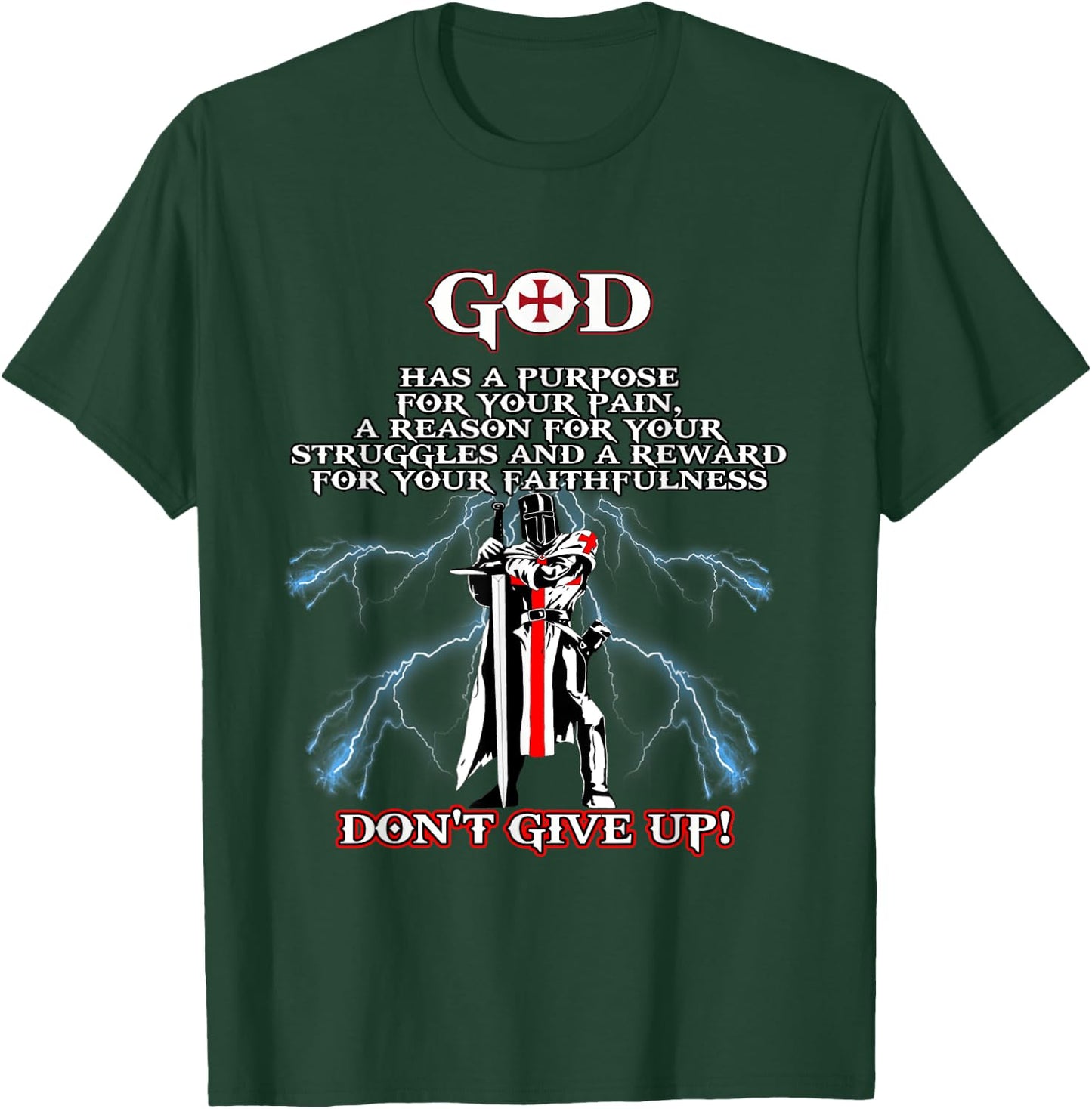 Christian Gospel and Bible Phrase for our Lord Jesus T-Shirt - T-Shirt | Forest