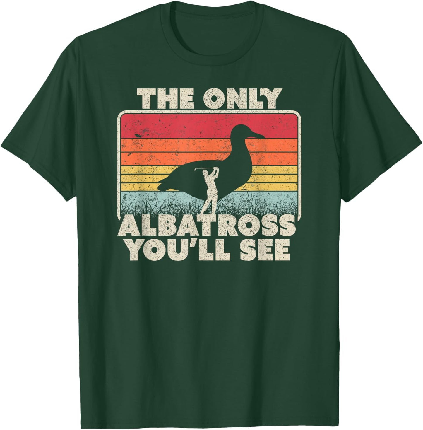 Golf Albatros Albatross Shirt Vintage T-Shirt - T-Shirt | Forest