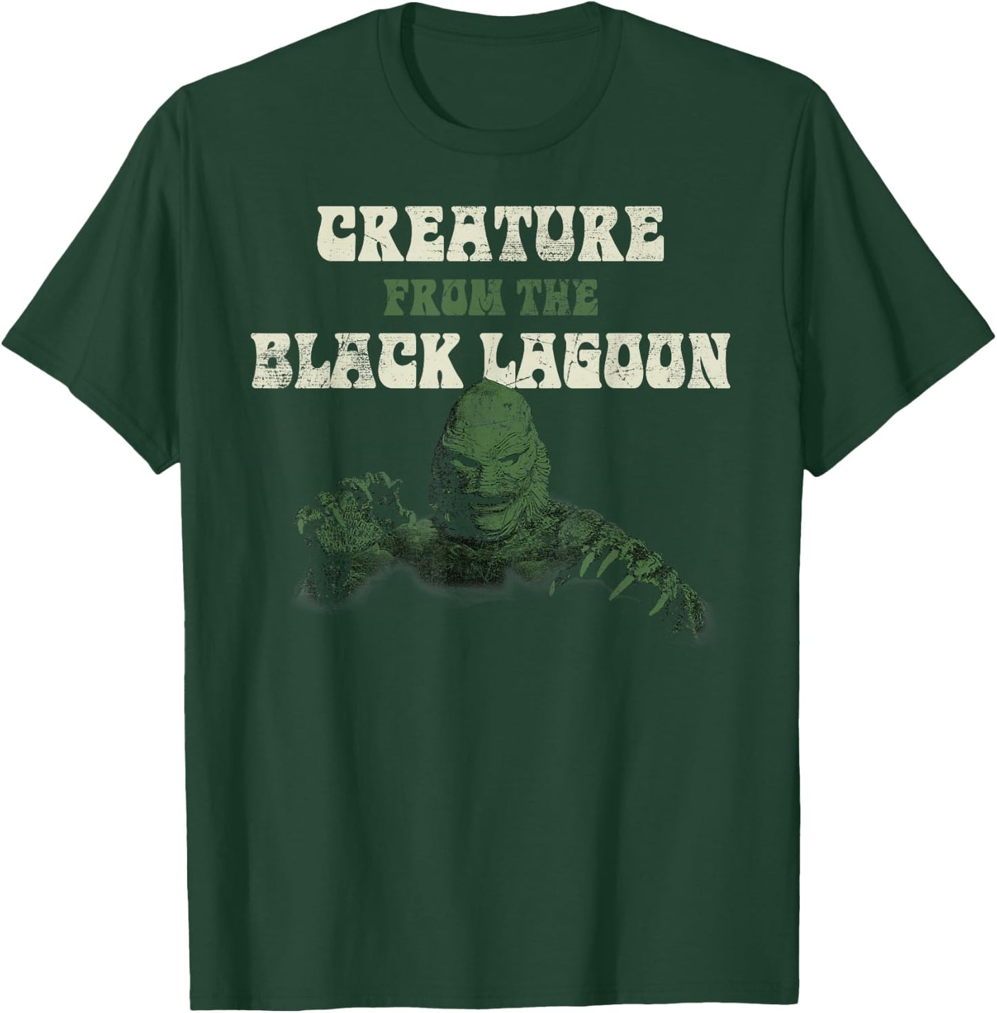 Universal Monsters From The Black Lagoon Dark Portrait T-Shirt - T-Shirt | Forest