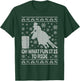 Barrel Racing Ugly Christmas Horse Race Rodeo T-Shirt - T-Shirt | Forest