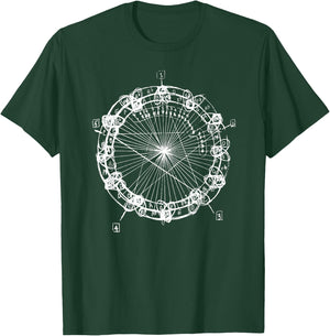 Coltrane Chord Changes Mandala Jazz Musician T-Shirt - T-Shirt | Forest
