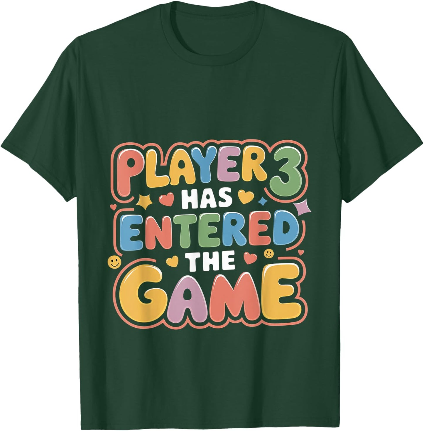 Player 3 Has Entered The Game Birth Kid Toddler T-Shirt - T-Shirt | Forest