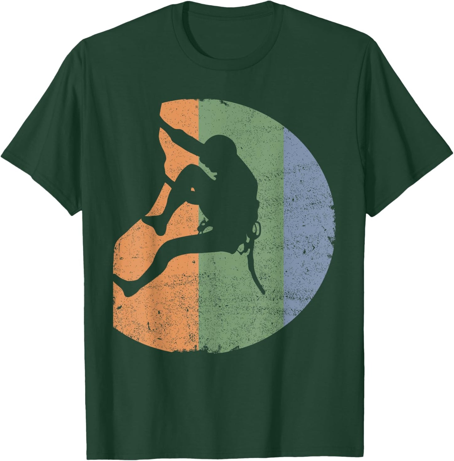 Rock Climbing Vintage Climber - Outdoor Gear T-Shirt - T-Shirt | Forest