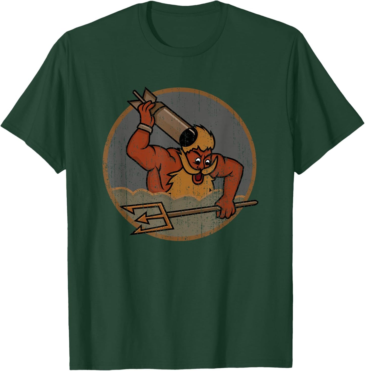Vintage WW2 116th Blue Raiders Patrol Bomber Patch T-Shirt - T-Shirt | Forest