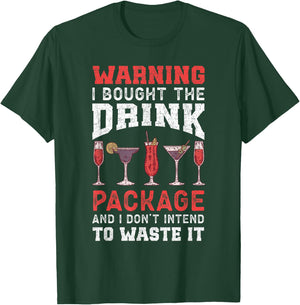 Sarcastic Cruise Blame It On The Drink Package T-Shirt - T-Shirt | Forest