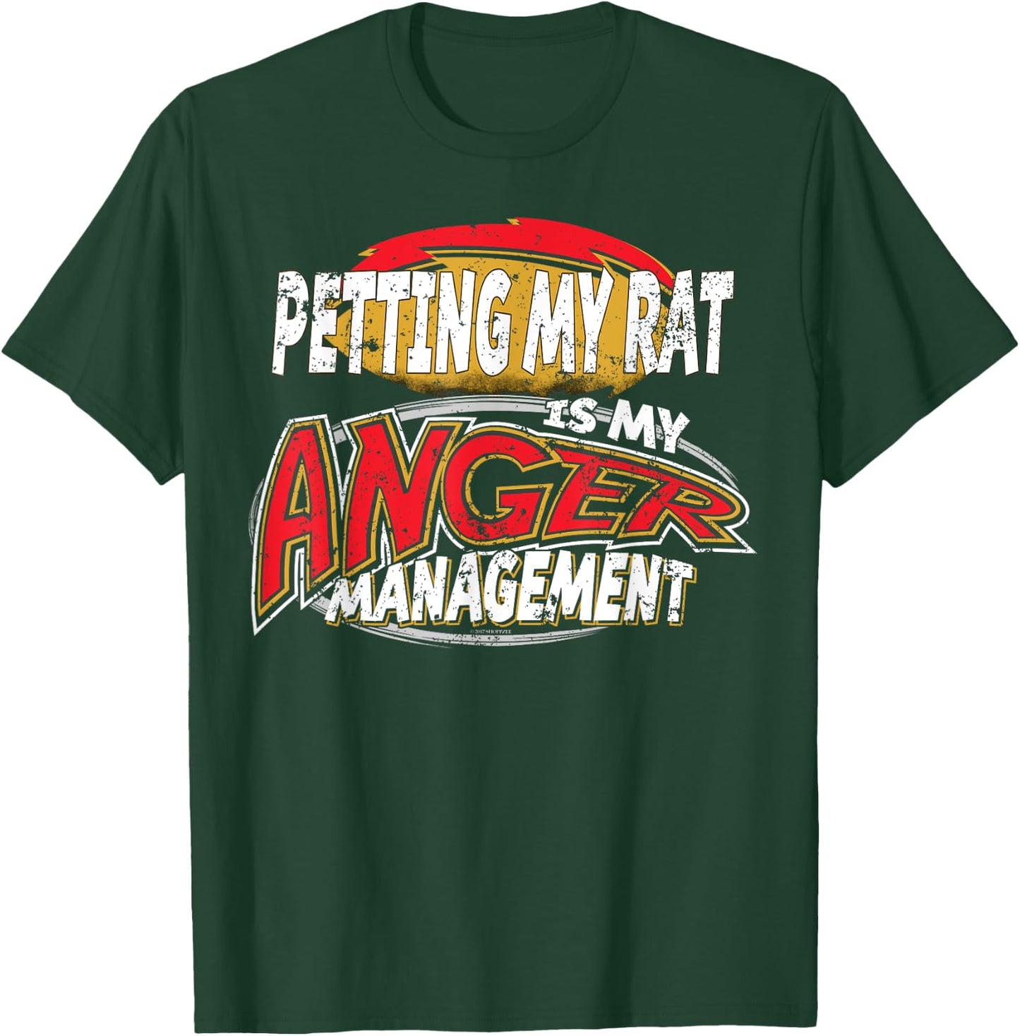 Pet Rat Shirt Petting My Rat My Anger Management Rats As Pet T-Shirt - T-Shirt | Forest