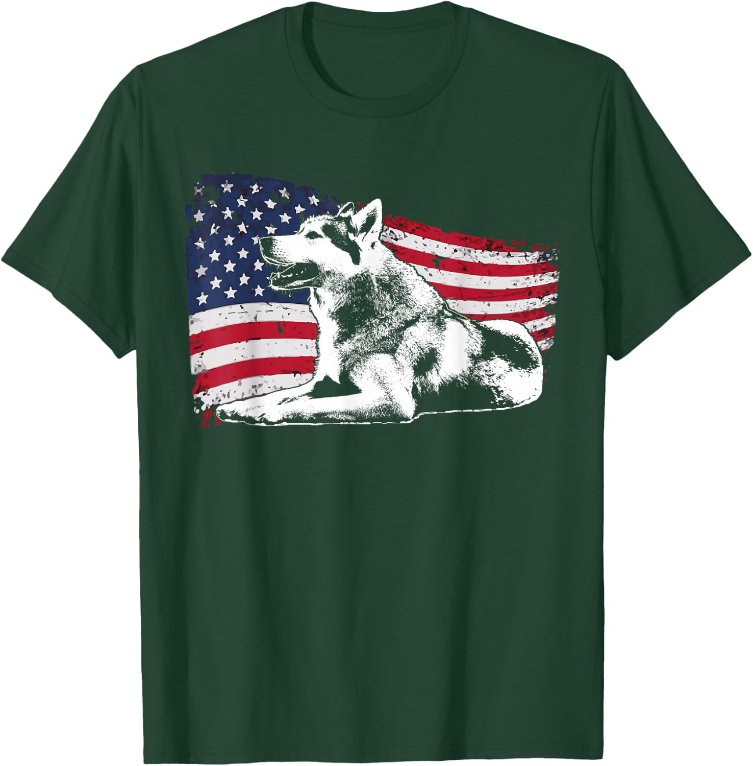 Sled Dog Husky Dog Breed T-Shirt - T-Shirt | Forest