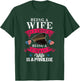 Being a Veteran's Wife Is a Privilege Veterans Day Patriotic T-Shirt - T-Shirt | Forest