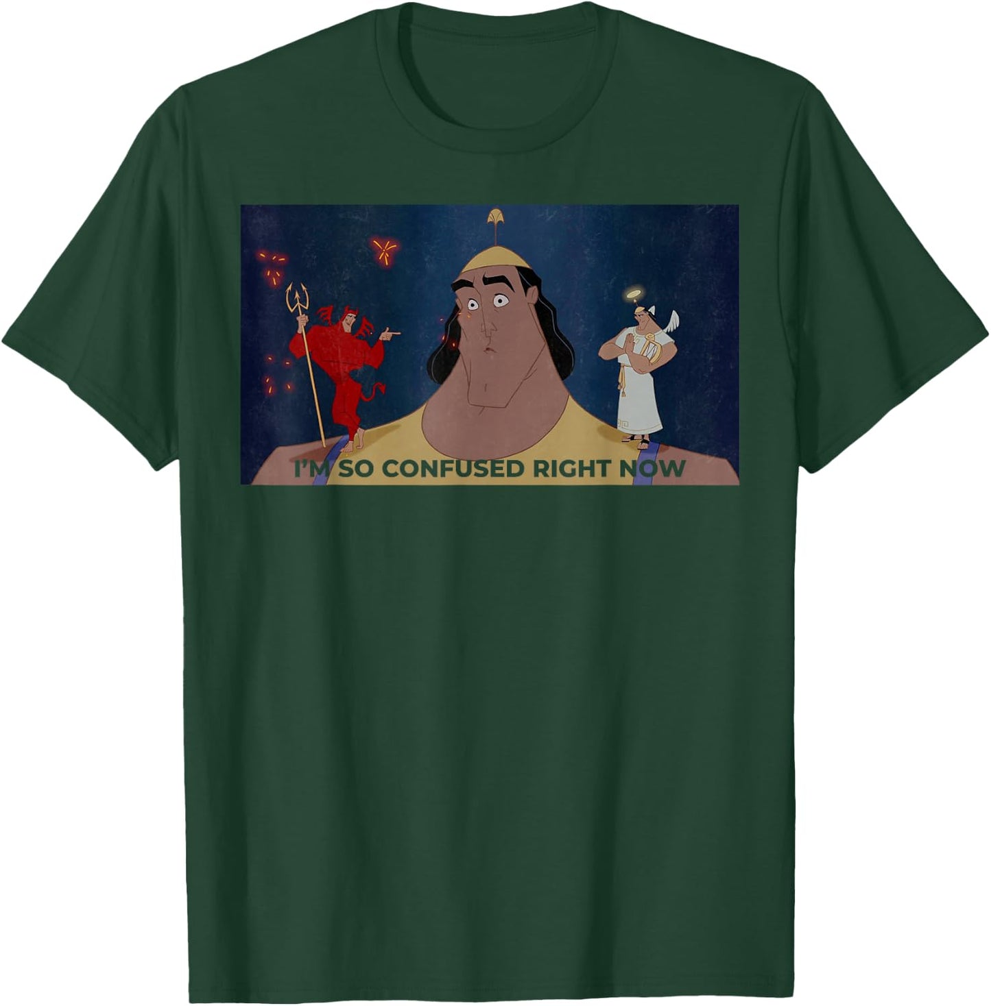 Disney Emperors New Groove Kronk Confused Graphic T-Shirt - T-Shirt | Forest