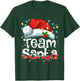 Team Santa Claus Christmas Family Matching Pajama Funny Xmas T-Shirt - T-Shirt | Forest
