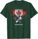 Proud Canadian Flag Canada Goose T-Shirt - T-Shirt | Forest
