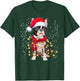 Boston Terrier dog Ugly Christmas Dog Xmas Women Kids T-Shirt - T-Shirt | Forest