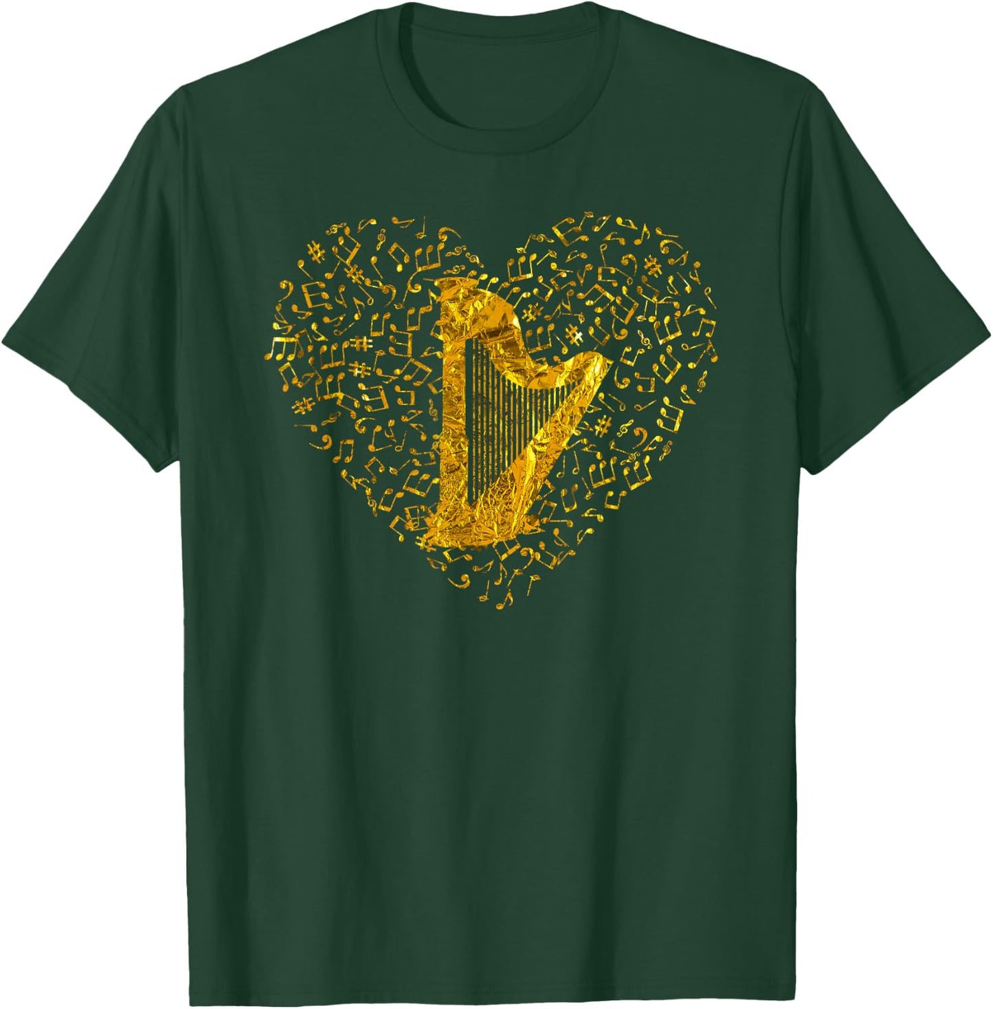 Harp T shirts - Gifts for harp players T-Shirt - T-Shirt | Forest