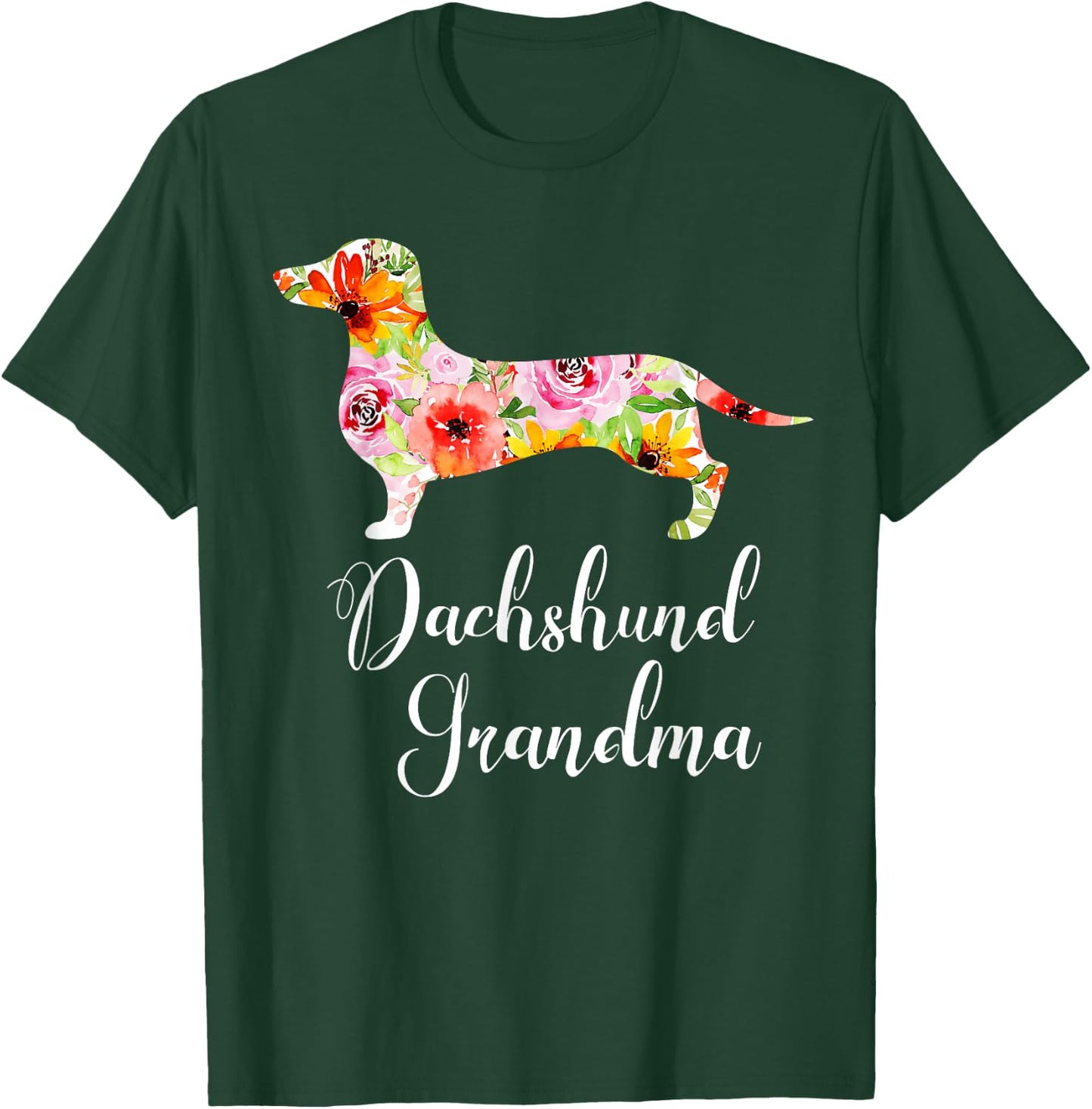 Dachshund Grandma Funny Dog Lover's Novelty Gift T-Shirt - T-Shirt | Forest