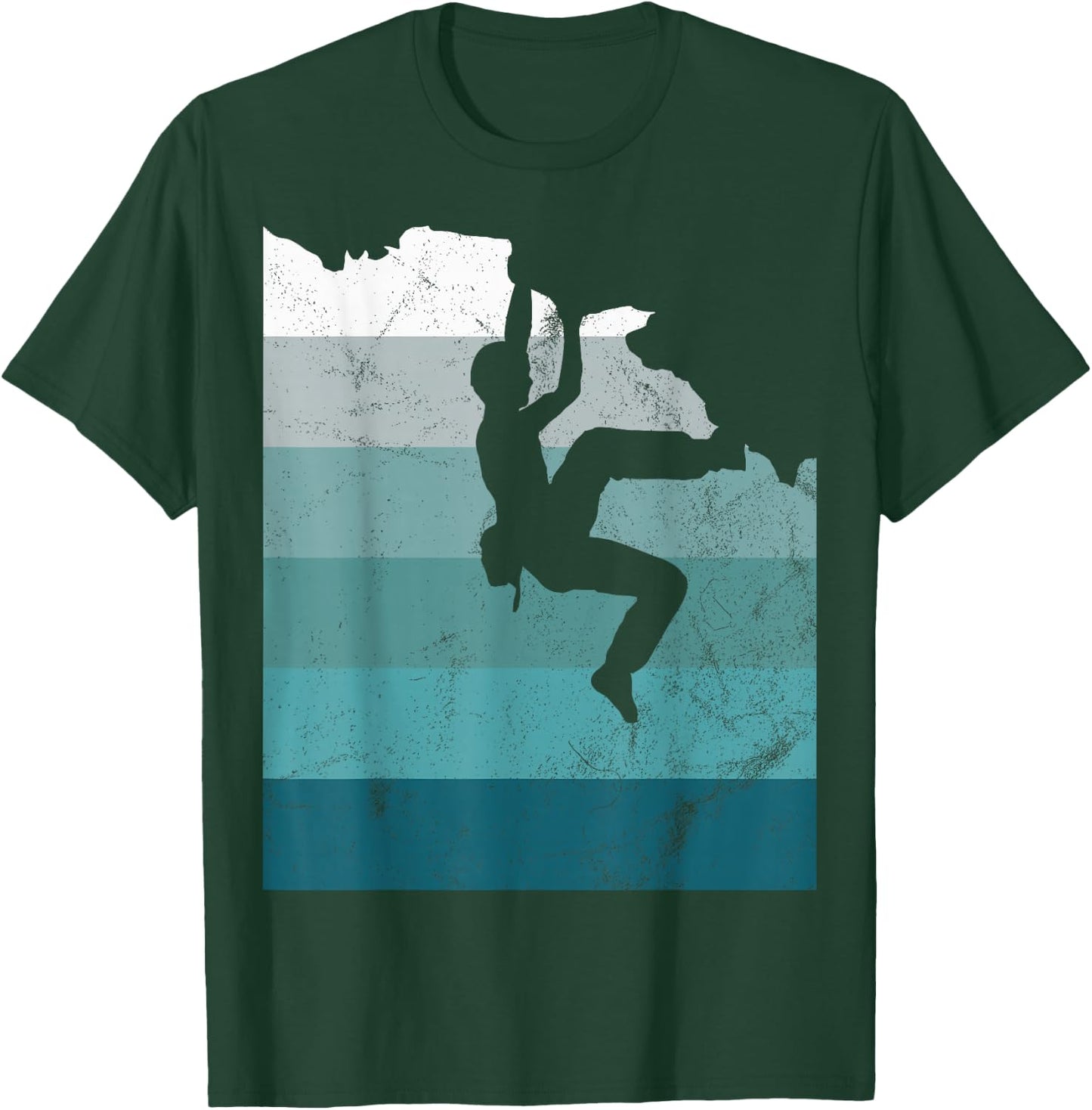 Climber Climbing Bouldering Free Speed Solo Vintage Gift T-Shirt - T-Shirt | Forest