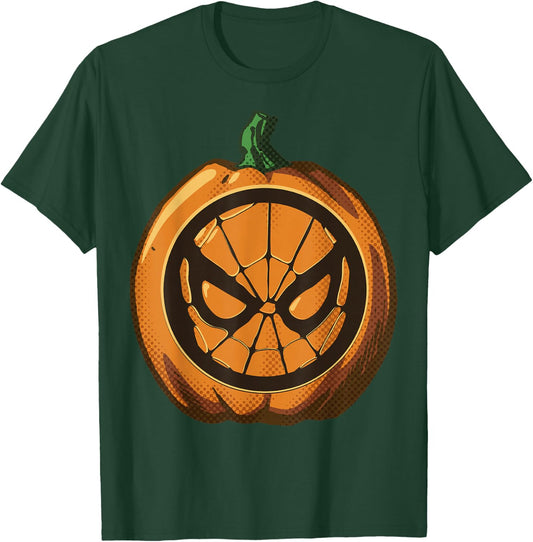 Marvel Spider-Man Halloween Pumpkin T-Shirt - T-Shirt | Forest