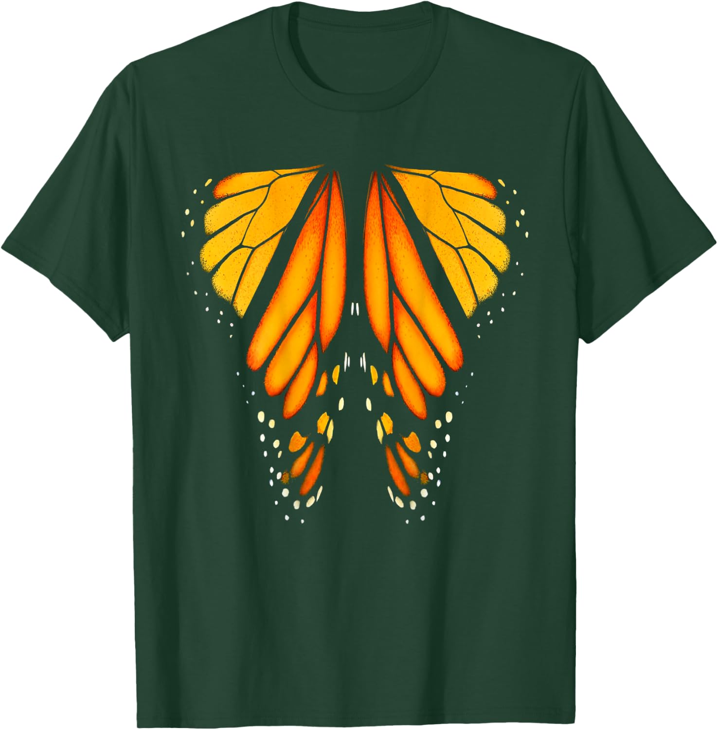Monarch Butterfly Wings T-Shirt - T-Shirt | Forest