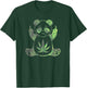 Stoned Panda Bear Baked Zoo Animals High AF Pot Leaf T-Shirt - T-Shirt | Forest